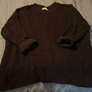 Old navy black cable knit sweater